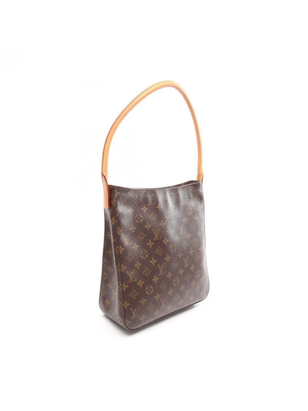 Louis Vuitton Shoulder Bag Looping GM Monogram Canvas Leather